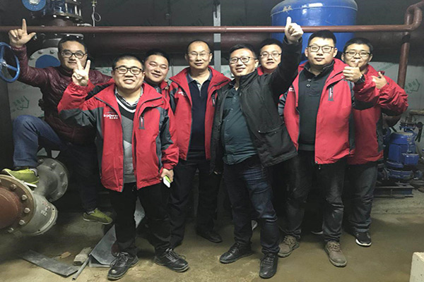  阿尔普尔·北京海淀40个无煤化空气能集中供暖站全部调试完成并正常运行供暖